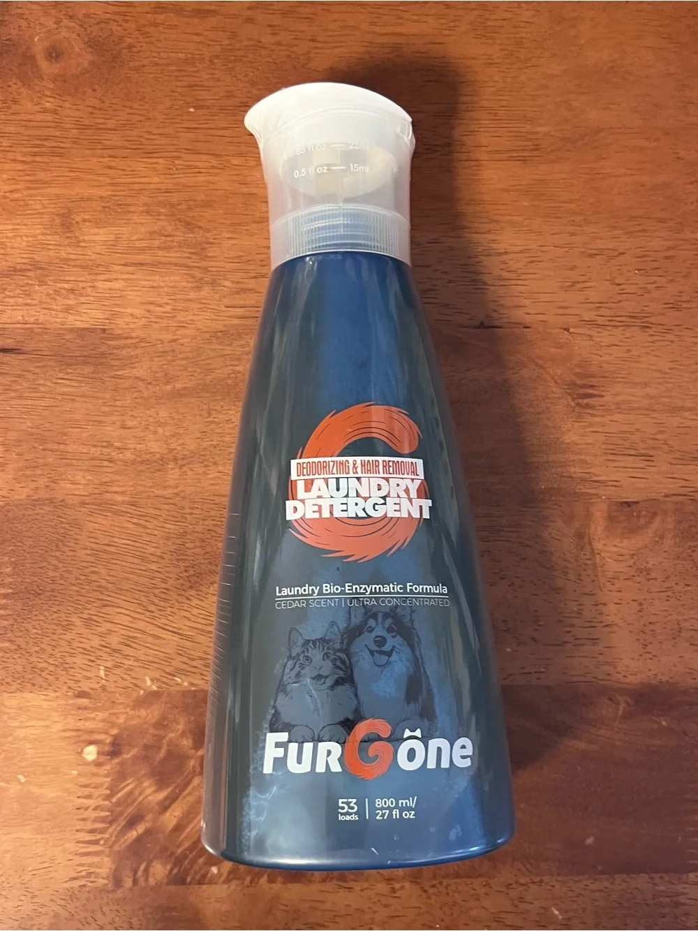NIB Fur Gone Laundry Detergent for Dogs and Cats 800 mL - Picture 1 of 9
